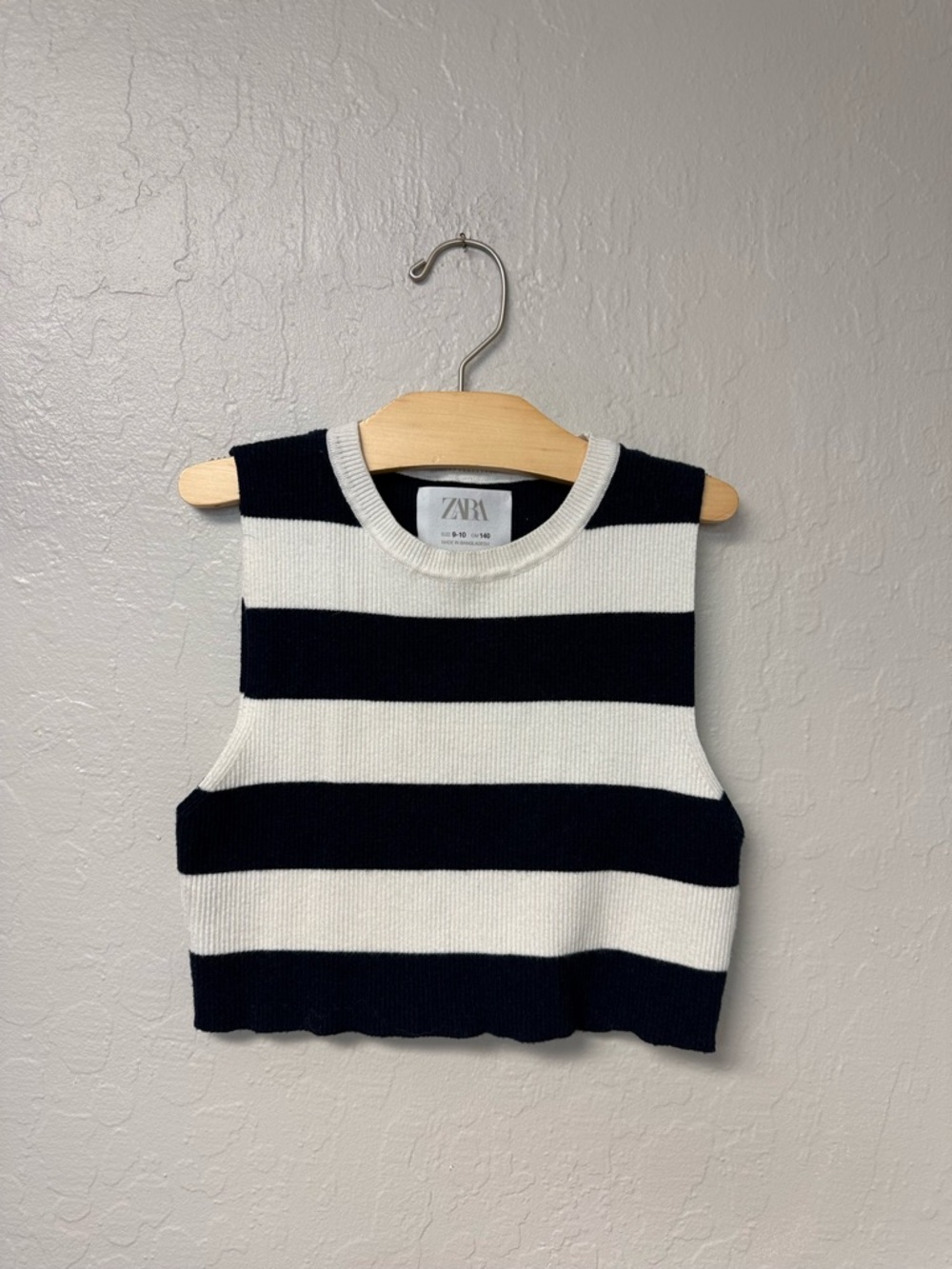$15 ADD ON Zara Knit‎ Girls 9-10Y sleeveless abercrombie kids Janie and jack 9Y